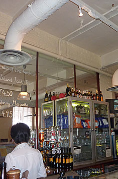 The Lab well stocked bar